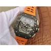 Superclone Luxury Mens Mechanics Watch Richa Milles Wristwatch KV RM11-03 Sapphire Glass Mechanical Movement Reverse Timing Multif349T