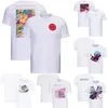 F1レーシングプリントTシャツ2023フォーミュラ1チームロゴメンズホワイトTシャツ夏ファッションスポーツブランドメンズOネックTシャツジャージー