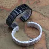Bracelets de montre Bracelets de montre 12mm 14mm 16mm 18mm 20mm 22mm blanc pur bracelet en céramique bracelet Bracelets Ladys ceinture mode accessoires lumineux 216S