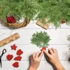 Fausses branches de pin de cèdre de genévrier de Noël, branches de faux cèdre de 17 x 9 pouces brins de cèdre artificiels choisissent des branches de Noël pour la décoration