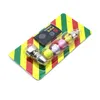 Tubos de fumo Conjunto de tubos de metal Kit de bolso de tabaco jamaicano Bob Colorf Beads destacável erva com filtro de malha de sns Dhs Drop Delivery Hom Dh0Nv