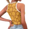 Dames Tanks Halloween Decoraties Casual Vrouwelijke Crop Tops High Street Off Schouder Dames Corset Vest Vakantie Vrouwen Sexy Tank Top Outfits