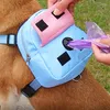 Hundehalsbänder Harness Pet Poop Bag Tragbarer Selbstträger Outdoor Walking mit für kleine mittelgroße Katzenleine Haustiere liefert