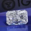 CVD HPHT Diamond Lab Grown Diamond Radiant Cut VVS vs Clarity 3 Carat IGI Certificate Cultured Diamond Factory Direct