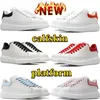 Designer calfskin oversized platform shoes white black Orange Worker deep Blue Velvet lush red Rose Quartz rainbow glitter RF casual mens womens sneakers trainers