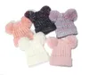 10pcs Winter spring BABY CHIRSTMAS Hats man Travel boy Fashion BOY Beanies Skullies Chapeu GIRL Caps Cotton Ski cap pink hat keep warm cap black grey Skull Caps