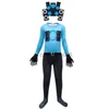 المناسبات الخاصة أطفال Skibidi المرحاض Cosplay Costume TV Man Camera Man Game Game Skibidi Dop Yes Toalet Halloween Phemsuit Party Comple X1004