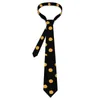 Strikjes Gouden Dot Stropdas Vintage Print Design Hals Nieuwigheid Casual Kraag Voor Mannen Dagelijks Slijtage Stropdasaccessoires