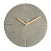 Zegary ścienne Nordic Industrial Style Cement zegar nowoczesny design cichy dekoracja domowa zegarek na salon prezent 12 cali