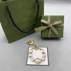 Luxury Bracelet Crystal Flower Bracelet Designer Bracelet G Jewelry Engagement Gift