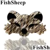 Pins Broches Fishsheep Vintage Acryl Voor Vrouwen Man Schattig Dier Hars En Badge Mode Feamle Broche Sieraden Drop Delivery Dhwtg