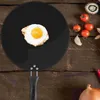 Garfos para ovo pan portátil para cozimento com alça Tortilla Crepe para restaurante doméstico