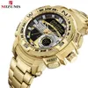 Mizums uomo analogico militare sportivo digitale orologi al quarzo impermeabile marchio di lusso orologio da polso maschile da uomo Relogio Dourado Mascul257h