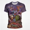 Herr t shirts thundercats män kvinnor avslappnad mode överdimensionerad o-hals skjorta barn tees toppar kläder 3d tryck tecknad anime t-shirts