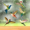 Wall Stickers Hummingbird Window Clings Decor Decals Unique Film Sticker Collision