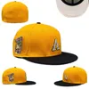 Unisex baseball pełne zamknięte czapki Summer granatowy liter kość mężczyzn mężczyzn czarny kolor wszystkie 32 drużyny swobodne sporty Flat Hats Chicago Mix Colours