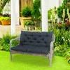 Oreiller Long et épais pour chaise de jardin, couleur unie, tapis de siège de maison, banc de sol, coussin de chaise longue doux