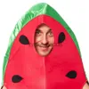 Special Occasions Halloween Adult Funny Cosplay Fruit Vegetable Costume Banana Carnival Dress Up Outfit Couple Party Purim Fancy Dress Stage Show x1004