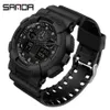 Sanda 2021 Digital Watch Men's Sport Watches For Men Waterproof Clock Outdoor Wristwatch Man Relogio Digital Masculino X0524269V