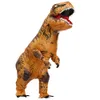 Mascottekostuums Jurassic Dinosaurus Tyrannosaurus Velociraptor Stegosaurus Spinosaurus Cartoon Dier Iatable Kostuum Halloween Onesie