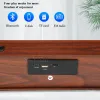 Multimédia BT Audio bois barre de son bande maison bureau Mini caisson de basses Boombox Noble tempérament rétro Portable Bluetooth haut-parleur