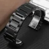 Bracelets de montre 20mm 22mm 24mm bracelet de montre en acier inoxydable pour C-ASIO PRG-600YB PRW-6600 EQB-501 EFR-303L avec chaîne argent Black317x