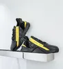 Designer Retro Men's Sneakers Zipper Rubber Sole Net Lightweight Skateboard Running Shoes Technical Fabric Casual Shoes 38-46