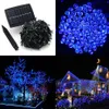 50M 500 LED ad energia solare Luce di striscia fata per luci di Natale Festival String batterie ricaricabili per decorare Garden230S