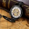 Zegarki kieszonkowe Retro Mechanical Women Sain Mens Exvquacit Cainving Clock Luksusowy kwarcowy kwarc Prezenty