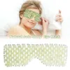 Sömnmasker rose kvarts ögonmask massager naturlig jade ögonmask öga för öga avslappnande sömnmassager mask verktyg mask vård sten ansikte sömn 231005