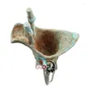 Figurine decorative Cinese Coppa di bronzo antico Imperatore imperiale