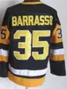 Man Retro Hockey 8 Mark Recchi Jerseys CCM Pensionera 7 Joe Mullen 10 Ron Francis 19 Bryan Trottier 35 Tom Barrasso 77 Paul Coffey Vintage Classic Black White Brodery