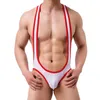 Hemdjes Heren Sexy Mesh Bodysuit Bodywear Jockstrap Ondergoed Worstelen Singlet Turnpakje Jumpsuits Jarretel Teddybeer Ondergoed219O