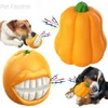 Jouets pour chiens à mâcher jouet de citrouille pour animaux de compagnie pour petits grands chiens Halloween interactif à mâcher formation en plein air Labrador bouledogue français accessoires 230928