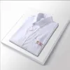 2023 Luksusowe designerskie koszule męskie Moda Casual Business Social and Cocktail Shirt Spring Autumn Stuming Najbardziej FAS249K