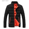 Mäns ner parkas Autumn Winter Cold Jacket för herr termisk kappa ljus ner jackor outwear man mode masuja jacka vindbrytare manliga kläder t231005