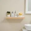 Badrumshyllor badrum rack väggmonterad duschrum toalett nordisk stil hylla kosmetisk förvaring kök multifunktionshylla fast trä 230927