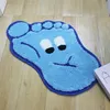 Bath Mats Cartoon Foot Badrum Absorberande MAT Flocking Tufted Carpet Simple Anti Slip Children S Bedroom Floor 230928