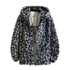 Men S Down Parkas 2023 Winter Leopard Pattern CottonCot Coted Thickened Couple Roose Fashion 231005