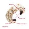 Nuovi accessori per capelli alla moda per le donne Copricapo lavorato a maglia color caramella fresca Fascia per capelli con nodo centrale caldo autunnale