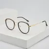 Metalen Optische Brilmontuur Mannen Vrouwen Clear Lens Lente Been Brillen Goud Recept Brillen Frames Lunette De Vue Geen Graden F2462