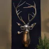 装飾的なオブジェクト図形の青銅のアルミニウム像喫煙パイプグラス付き動物壁マウントベアルーイリトルマウスフランキースタッグホーム230928
