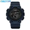 Synoke varumärke digitala armbandsur herrar vattentät cowboy klocka styvwatch sportchock militär handledsklocka relogio masculino 9629 2335m