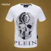 Plein Bear T Shirt Mens Designer Tshirts Brand Clothing Rhinestone Skull Men T-shirty Klasyczne wysokiej jakości Hip Hop Streetwear TS2583