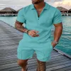 Lüks T Shirt Erkek Trailsuit Hawaii Partisi Tatil Plaj Giyim Kısa Kollu 2 PCS Set Moda Baskılı Gömlek Üst kısımlar Şort Setleri Tracks293G