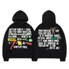 GZ Designer 3-Party Joint Hang Hoodies 남자 여자 스트리트웨어 풀오버 스웨트 셔츠 느슨한 점퍼 탑 의류 American High Street