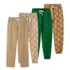 Pantalons pour hommes de luxe femmes de haute qualité classique lettre G pantalons loisirs en plein air mouvement haute rue mode homme Jogge2653