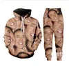 Nieuwe Mode Beroemde Acteur Nicolas Cage Hoodie Broek Sweatshirt 3D Print Unisex Trainingspakken316m