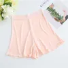 100 pure silk shorts under skirt short pants women shorts women boxer femme safety shorts shorty ladies pants underwear LJ2012252166