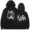 Męskie bluzy bluzy rockowe Korn 1994 Doll Neidermeyers Hoodie Męskie metalowe metalowe gotyckie bluza z długim rękawem Hip Hop Bluza dla mężczyzn i kobiet x1005